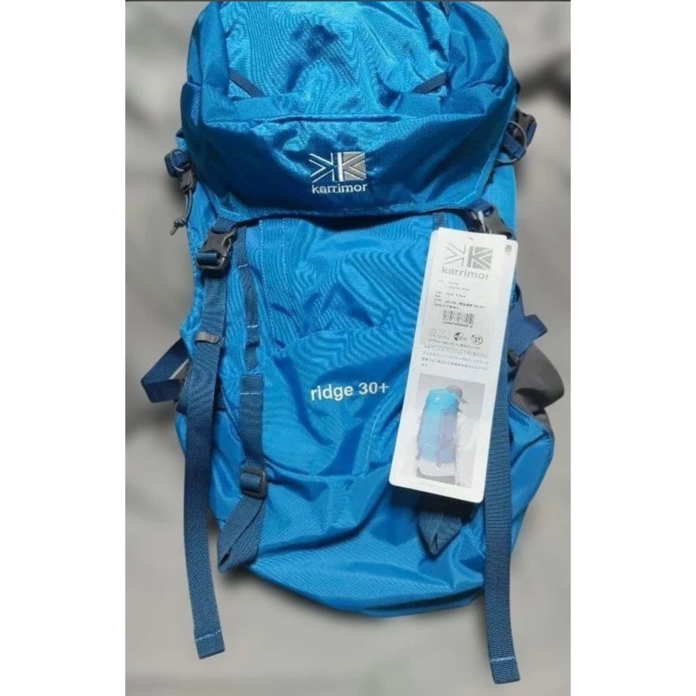 Karrimor Ridge 30+ Hiking Backpack -Blue-‎ NWT- Lightweight, W/Rain Cover